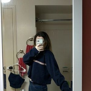 Cropped cherokee mens size m sweater